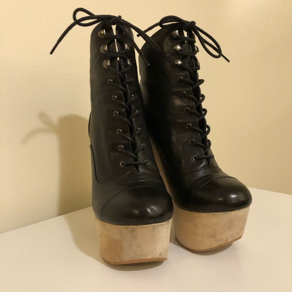 Chloe Sevigny Opening Ceremony “Mary Ellen” Chunky High Heel Boots - Picture 5 of 6